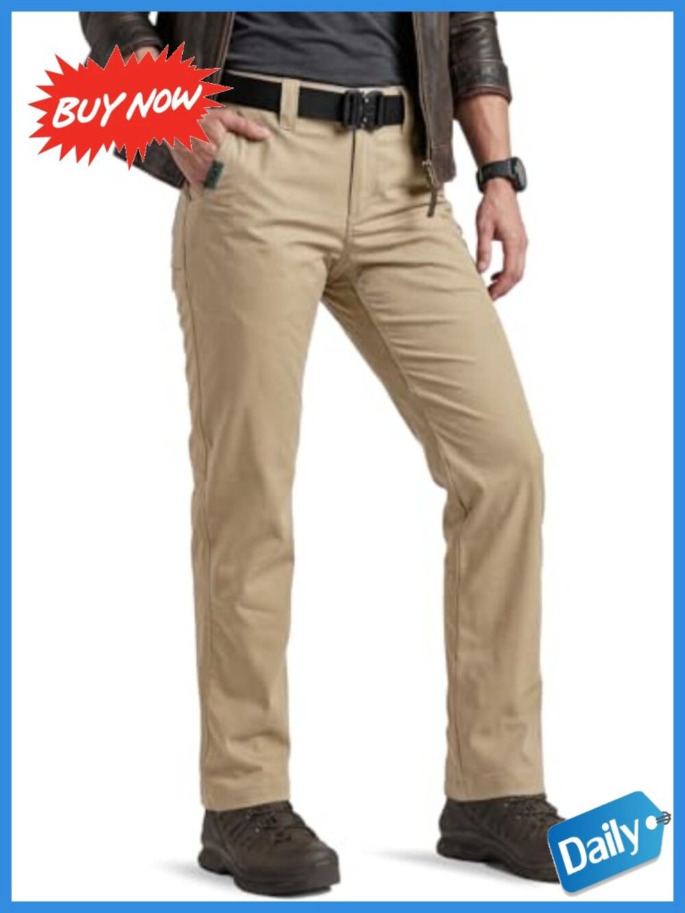Flex Stretch Tactical Work Pants Ripstop Water Resistant Cargo Utility